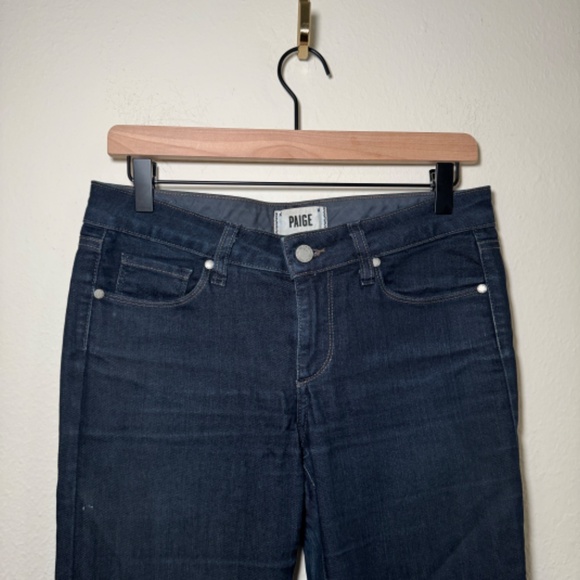 PAIGE Jeans Women's Size 28 Blue Dark Wash Skyline Skinny Denim - Picture 3 of 8